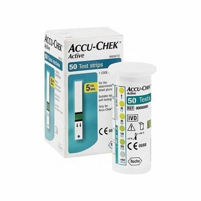 Acc-chek Active test strips 50 pieces qphealthcare store