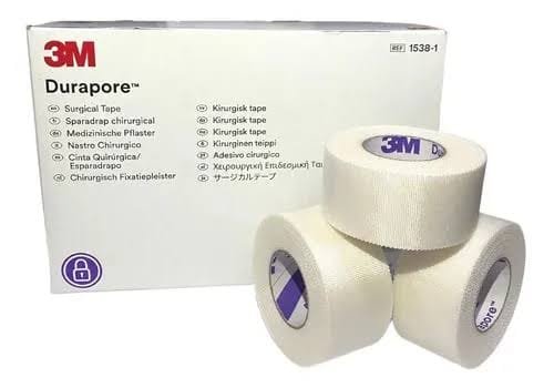 Solventum 3M Durapore Surgical Tape 1538-1 | 1 Inch White Plaster | qpHealthcare - Image 5